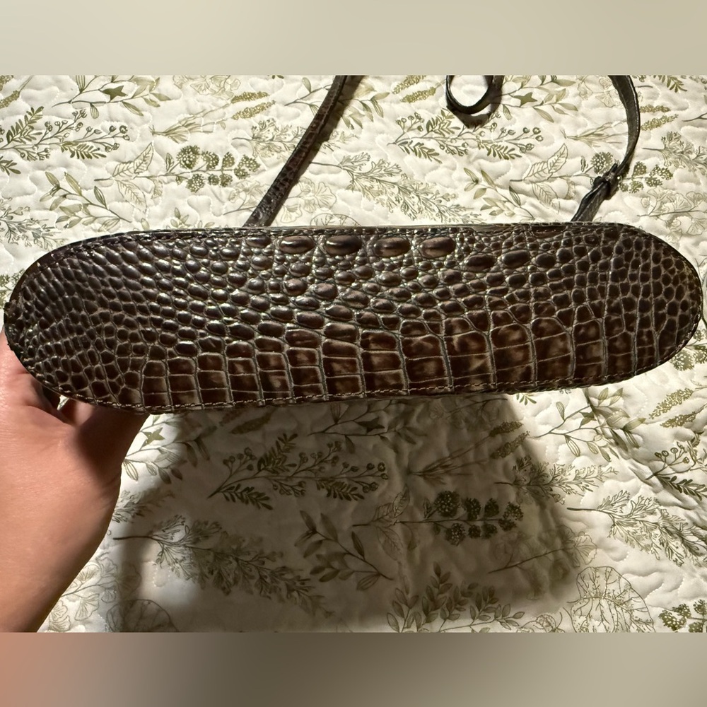 Brahmin Katie Melbourne Crocodile Embossed Crossbody Bag - Picture 5 of 8